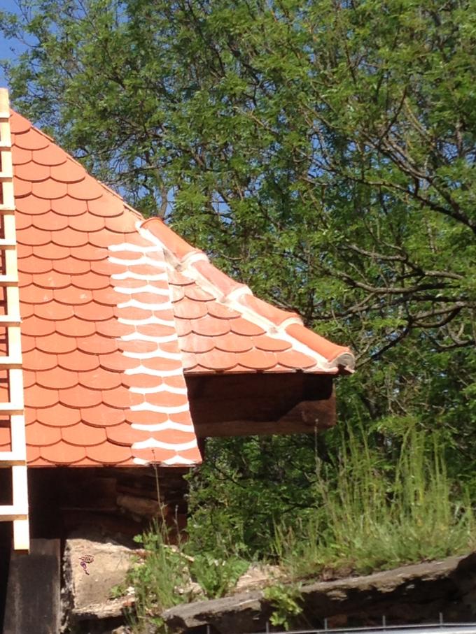 SH Pernštejn rekonstrukce střechy